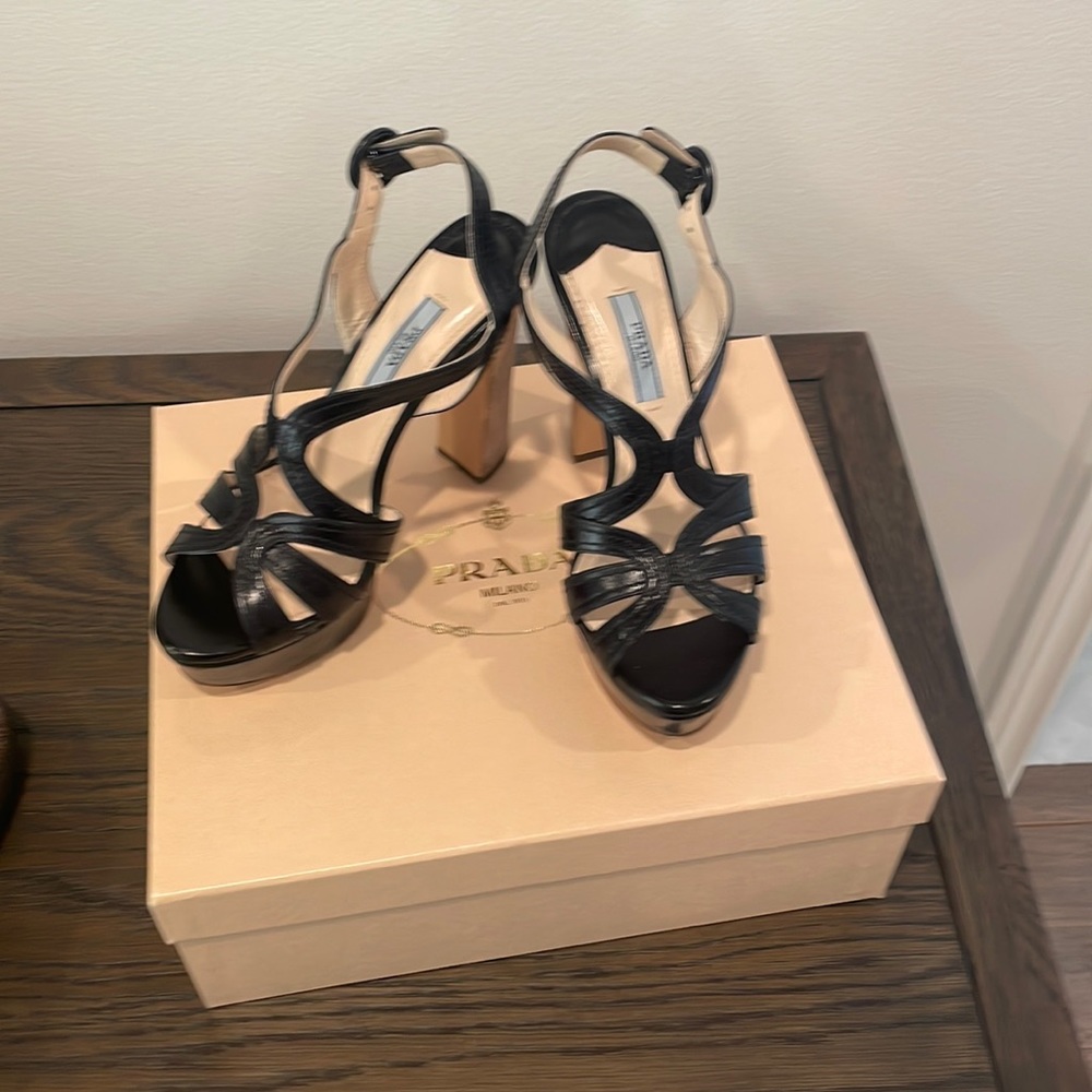 Prada woman sandals. Made in Italy